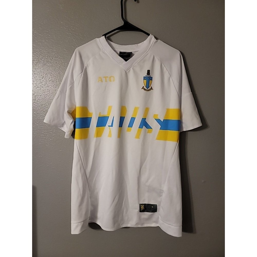 Kinetic Society White Short Sleeve Soccer Jersey #2 Monks